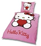 Produkt-Bild: Global Labels G 50 600 HK2 115 Hello Kitty Renforce Bettw&auml;sche 135 x 200 cm Bettbezug und 80 x 80 cm Kissenbezug