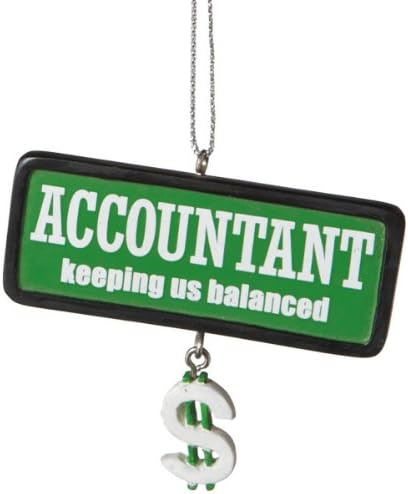 Accountant Christmas Ornament