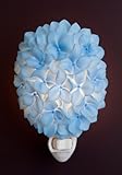 Ibis & Orchid Blue Hydrangea Night Light #50168