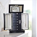 Mele Layla Wooden Jewelry Box - 11W x 14.75H in.