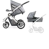Mutsy Transporter Stroller w Bassinet Grey -