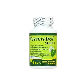 Resveratrol Select 6 ~ 60 Capsule Bottles Weight Loss Diet Pill