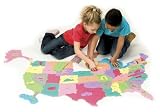 Toys : CKC4377 - WonderFoam Giant U.S.A Puzzle Map