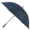 Auto-Open Double-Canopy Golf Umbrella - Navy