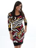 Hot Multi Colored Print Dress Made in the USA