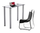 Glass Laptop Utility Desk RTA CT-015