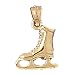 CleverEve's 14K Gold Pendant Skating, Gymnastics 1 - Gram(s)