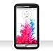 ULAK LG G3 Case, Clip Holster Kickstand Rugged Hybrid Rubber Protective Hard Case for LG G3 2014,Black