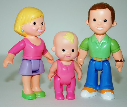 Fisher Price My First Dollhouse: Caucasian Family