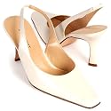 Karen Scott Mason White slingback