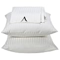 320-Thread-Count Monogrammed Sheet Set - White