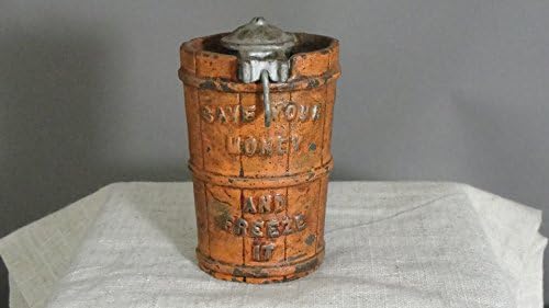 Vintage Ice Cream Freezer Piggy Bank