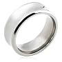 9mm Titanium Concave Wedding Band