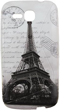Jiayitong Pattern Design TPU Silicone Case For Huawei Ascend Y600 Protection Shell Cover Back Skin (Stamp Tower)