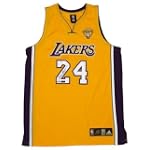 Autographed Kobe Bryant Jersey - 2010 Finals PANINI LE 124 - Autographed NBA Jerseys
