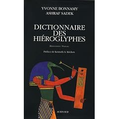 Dictionnaire des hi�roglyphes : Hi�roglyphes-Fran�ais