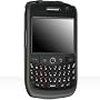 BLACK RUBBERIZED COATED COVER HARD CASE PROTECTOR for BLACKBERRY CURVE 8900 [Beyond Cell Packaging]