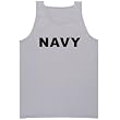 NAVY Tank Top - Military Style Physical Training Tank in gray