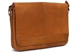 Kenneth Cole - Kenneth Cole Reaction Tan Leather Portfolio, 3" Single Gusset Me