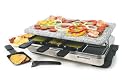 Swissmar KF-77081 8-Person Stelvio Raclette Party Grill with Granite Stone