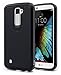LG Escape 3 Case, LG Phoenix 2 Case, LG K8 Case, NageBee - Premium Design Heavy Duty Defender Dual Layer Protector Hybrid Case for LG Escape 3 & LG Phoenix 2 & LG K8 (Hybrid Black)