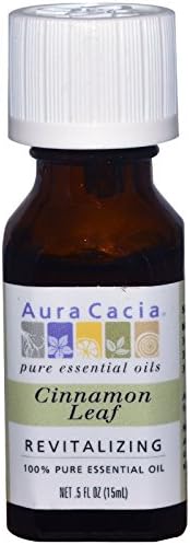 Aura Cacia, Cinnamon Leaf, Revitalizing, .5 fl oz (15 ml)(pack of 2)