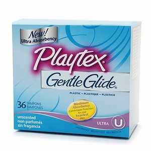 Playtex Gentle Glide Playtex Gentle Glide Tampons, Unscented, Ultra 36 ct (Quantity of 4)