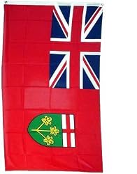 Ontario flag. 3 X 5 Feet. high quality