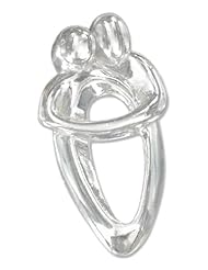 Sterling Silver High Polish Couple Pendant
