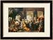 Louis XVI (1754-93) King of France, Receiving the Homage of the Knights Framed Art Po...