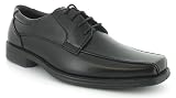 Mens Black Basic Lace Up Casual Formal Shoes - Black - UK 6-11