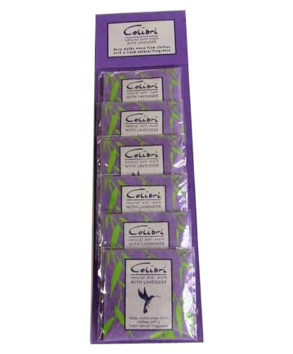 Colibri Natural Anti-Moth Sachets with Lavender (6)