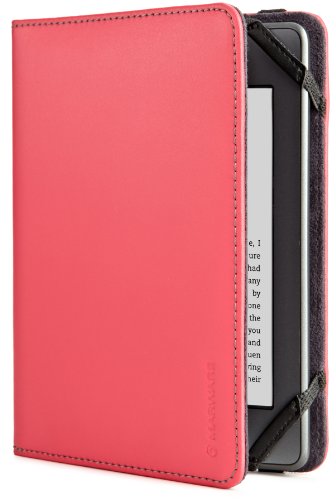 Marware Eco-Vue Genuine Leather Case Cover for Kindle + Kindle Touch, Pink