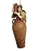 Large Lady Angel Urn With Wine Jug Christmas Ornament