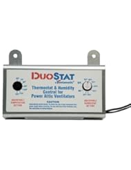 Home Improvement: Ventamatic XXDUOSTAT Adjustable Dual Thermostat/Humidistat Control for Power Attic Ventilators - Ventamatic