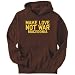 Hoodie Mens Brown 