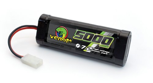 6-Cell 7.2v 5000mAh NiMH Flat Battery: UNI Plug