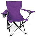 Folding Camp Chair - Purple