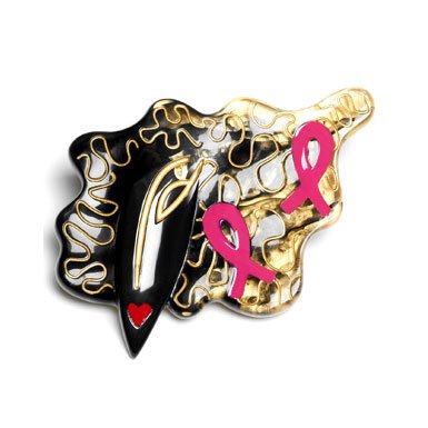 Charity Brooch by Zandra Rhodes