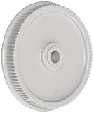 Timing Belt Pulley Delrin, 0.0816 Pitch, 40DP, 1.078" Diameter, 1/4" Bore, For up to 1/4" Wide Belt