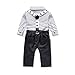 Baby Boys' Clothing Suit Gentleman Romper Jumpsuit Boys Rompers 2Pieces Sets