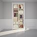 Door Wall Sticker Shelf Cabinet - Self Adhesive Peel & Stick Repositionable Fabric Mural 31