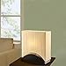 Artiva USA Sakura, Modern & Space-efficient Design, 17-Inch Premium Shade w/Black Lacquer Wood Base Table Lamp