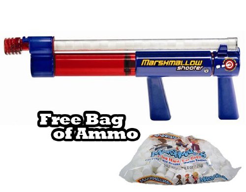 Marshmallow Shooter Toy Gun w/ Free Bag of Marshmallow