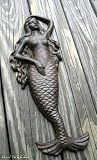 Hanging Cast Iron Mermaid Wall Decor