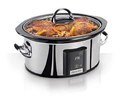 Crock-Pot SCVT650-PS 6-1/2-Quart Programmable Touch Screen Slow Cooker, Stainless Steel
