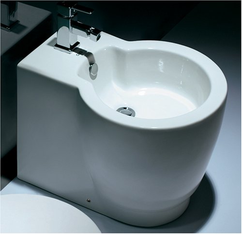 Buy Porcelain Bidet, Contemporary Italian Design, New #9002
