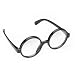 Black Frame Round Glasses - Loftus