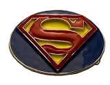 Superman Large Logo 3D DC Comics Comic Book Movie Belt Buckle