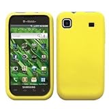 Yellow Silicone Case / Skin / Cover for Samsung Vibrant T959 / T959V Galaxy ....